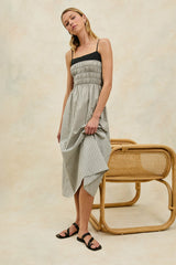 PRIMROSE DRESS - IVORY JET GINGHAM| Rails for sale