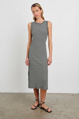 THE TANK DRESS - BLACK BIRCH STRIPE| Rails outlet