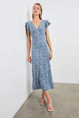 KENZ DRESS - BLUE MIXED CHEETAH| Rails for sale