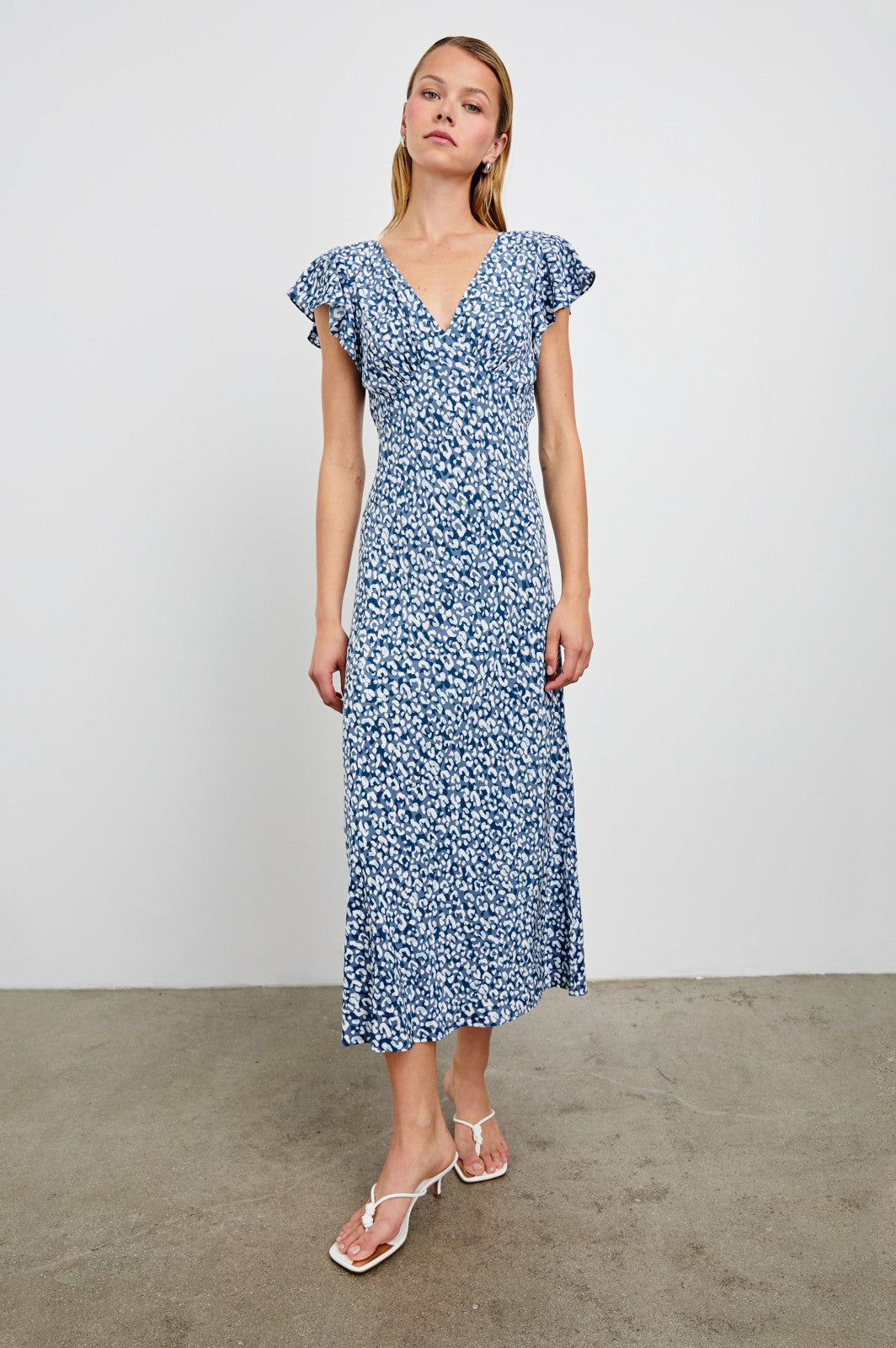 KENZ DRESS - BLUE MIXED CHEETAH| Rails for sale