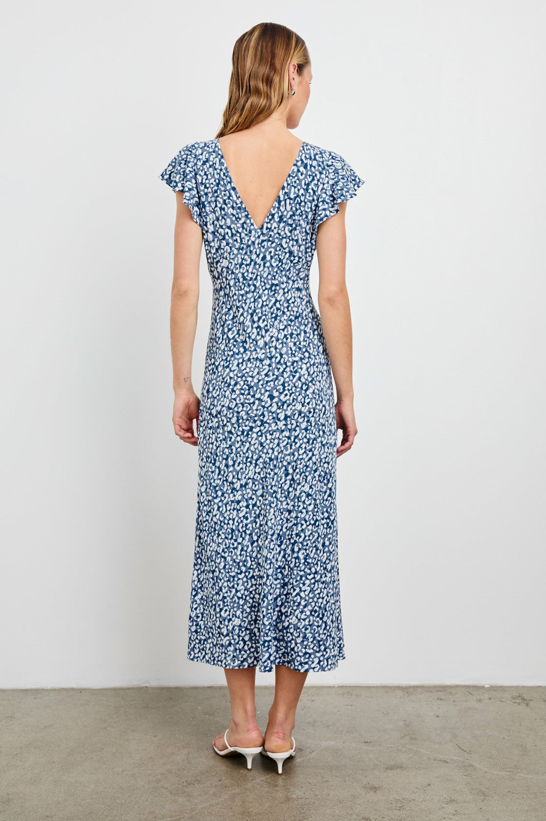 KENZ DRESS - BLUE MIXED CHEETAH| Rails for sale