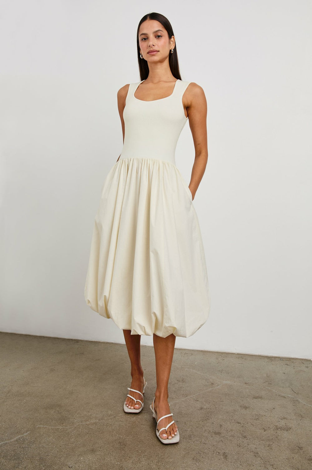 ROSALIND DRESS - IVORY| Rails outlet