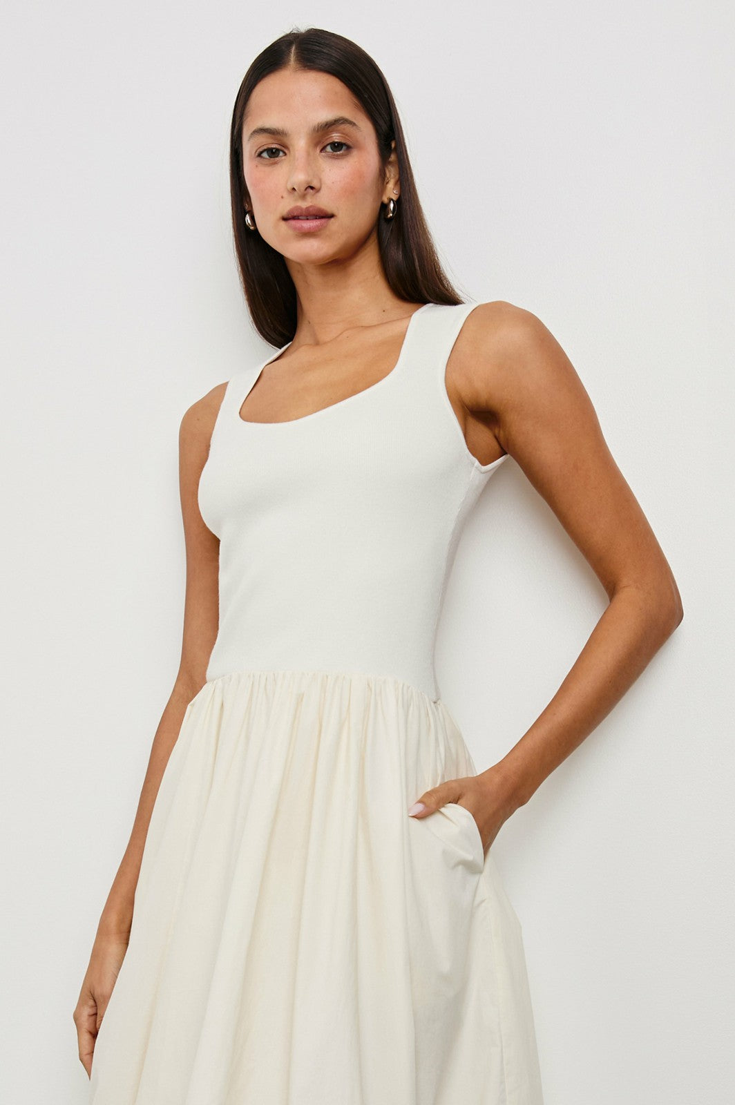 ROSALIND DRESS - IVORY| Rails outlet