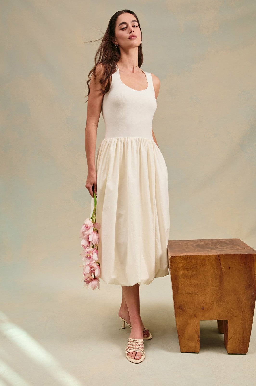 ROSALIND DRESS - IVORY| Rails outlet