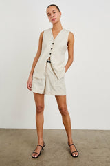 MYLAH VEST - BIRCH PINSTRIPE| Rails sale
