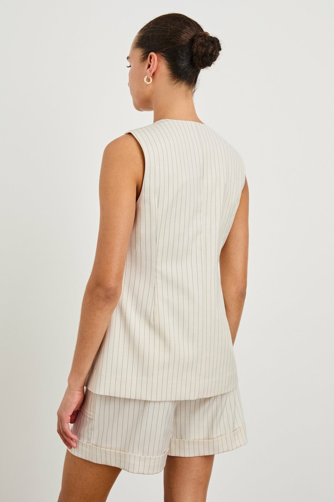 MYLAH VEST - BIRCH PINSTRIPE| Rails sale