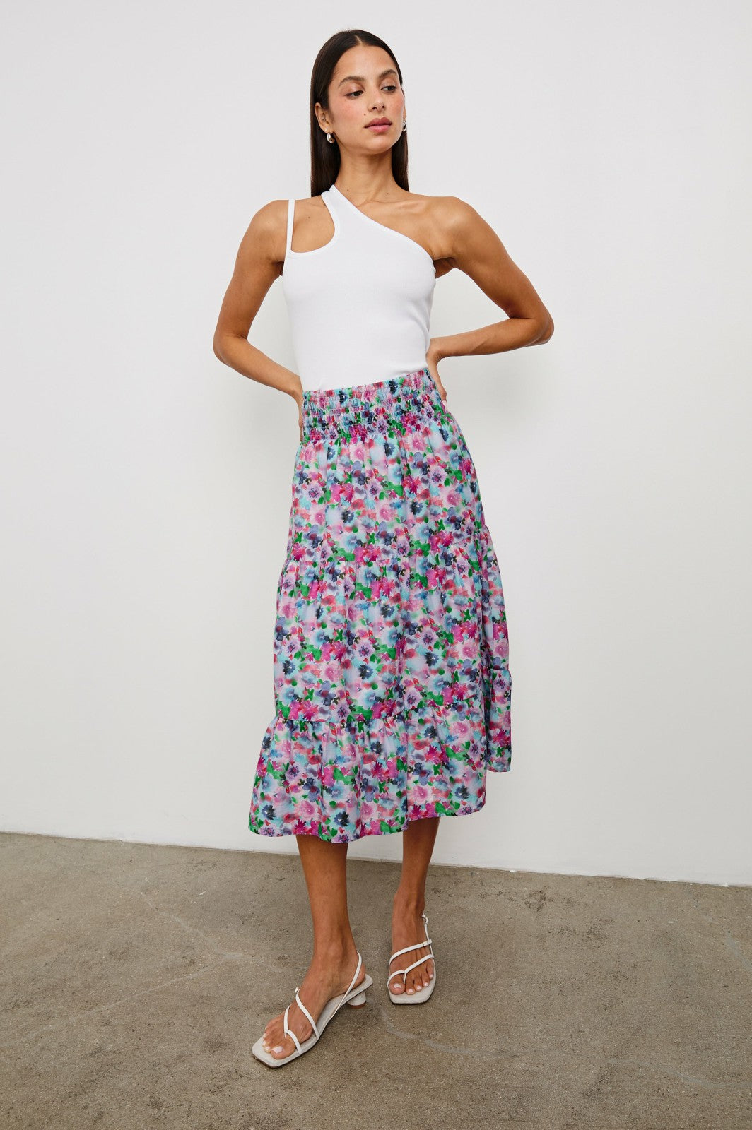 EDINA SKIRT - SPRING MEADOW| Rails outlet
