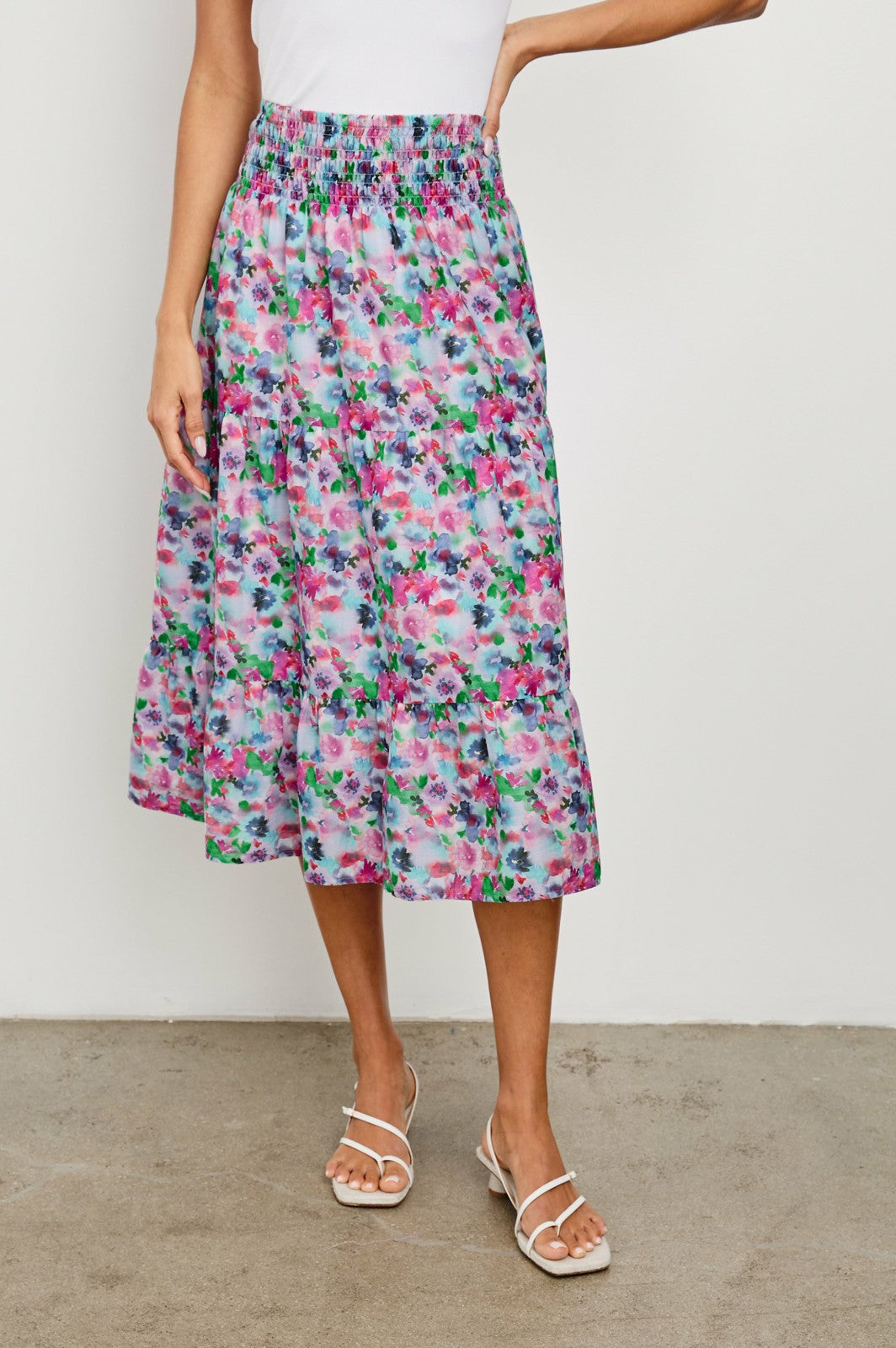 EDINA SKIRT - SPRING MEADOW| Rails outlet