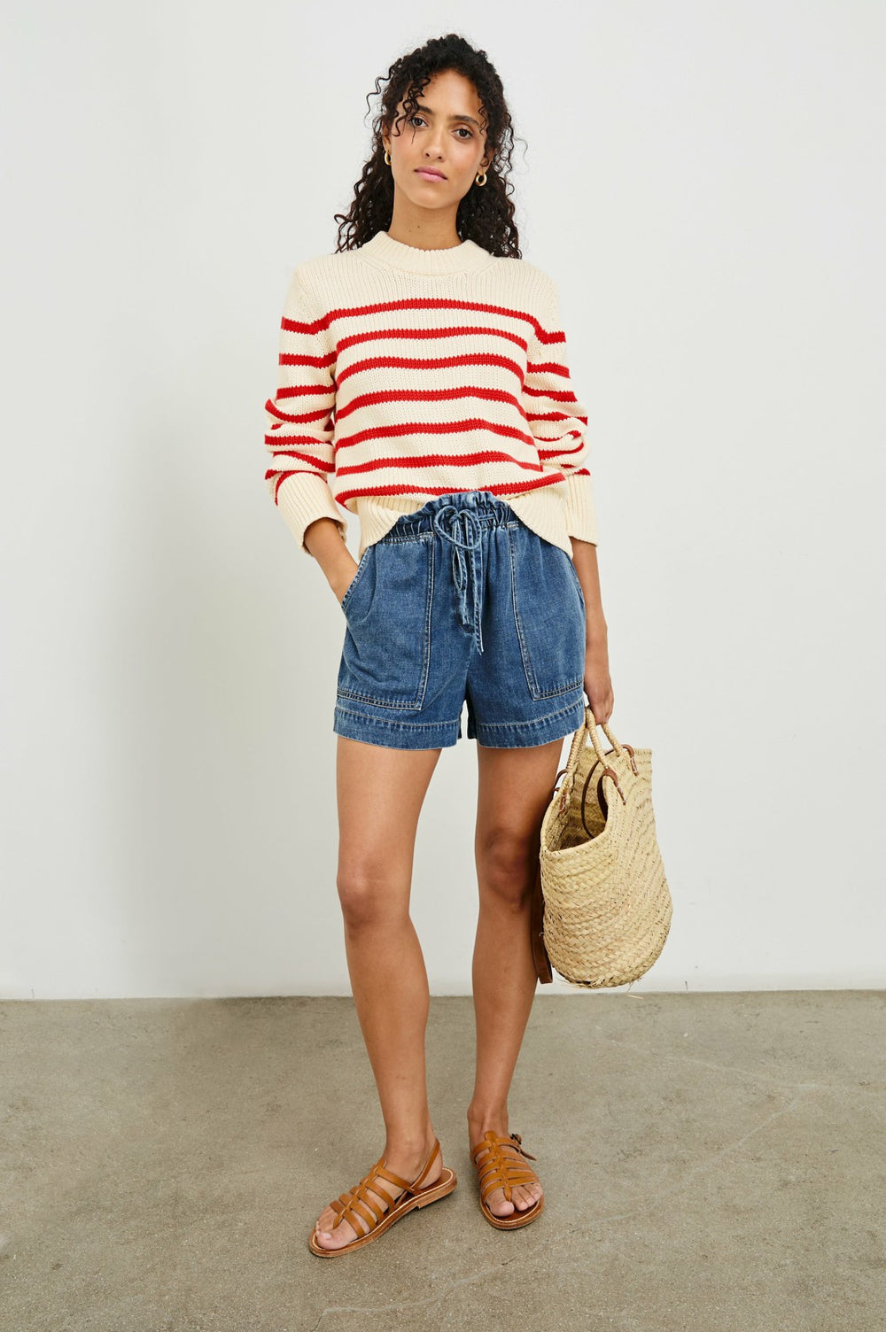 ALISE SWEATER - CHERRY STRIPE| Rails near me