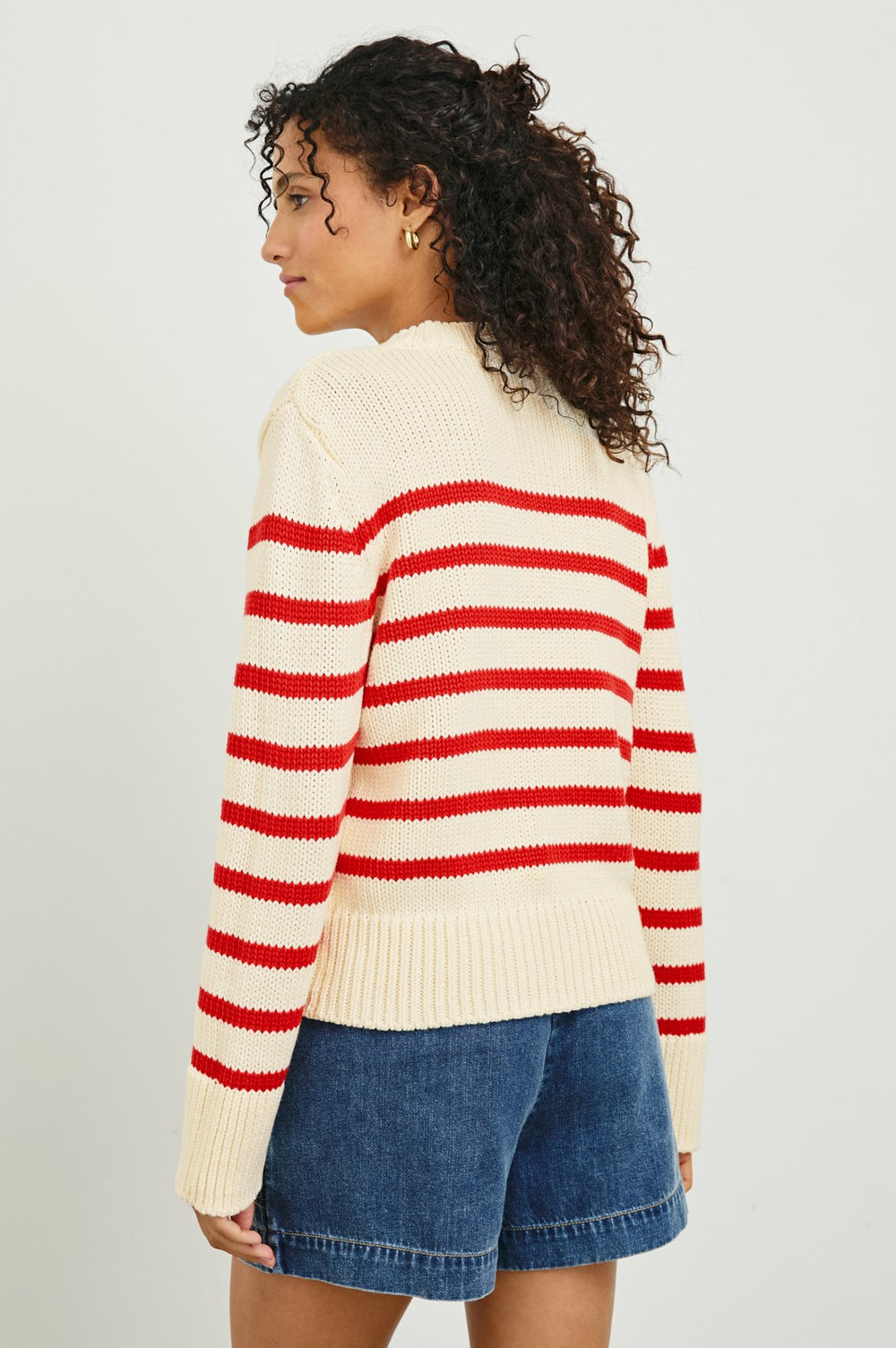 ALISE SWEATER - CHERRY STRIPE| Rails near me