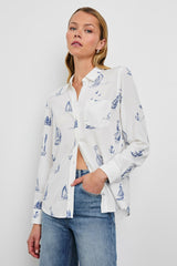 KATHRYN SHIRT - SAILBOATS| Rails outlet