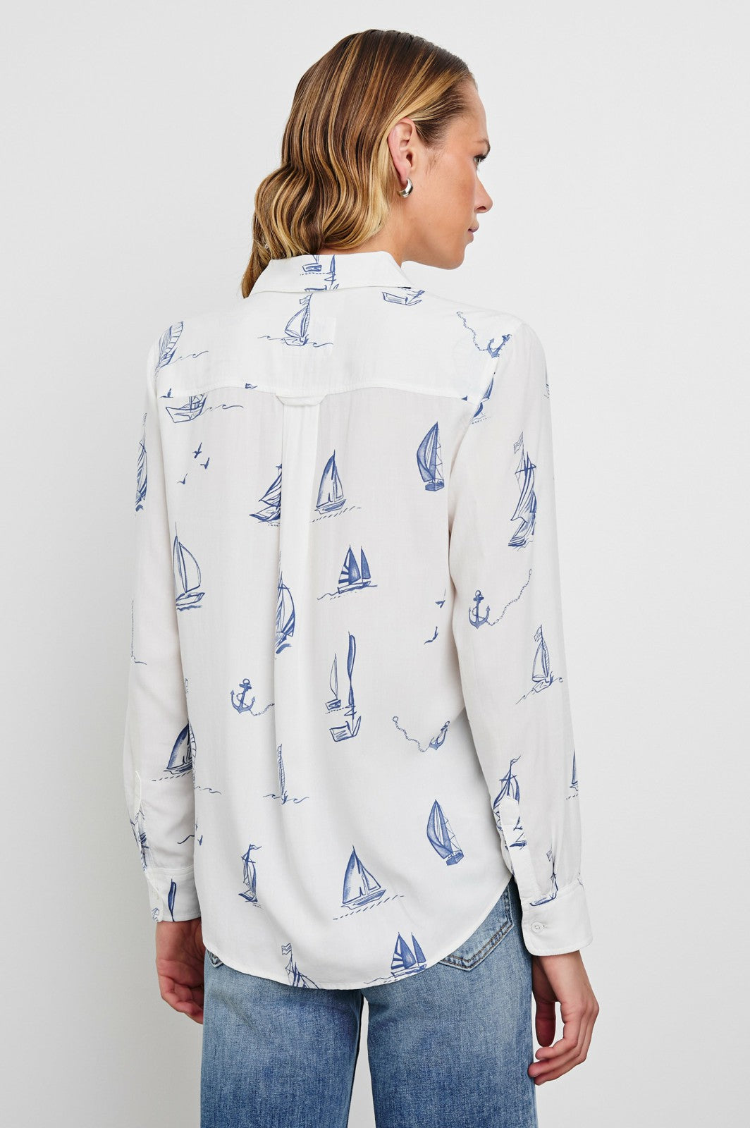KATHRYN SHIRT - SAILBOATS| Rails outlet