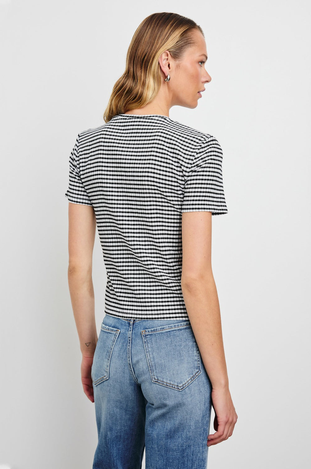 BRITTY TOP - BLACK GINGHAM| Rails outlet