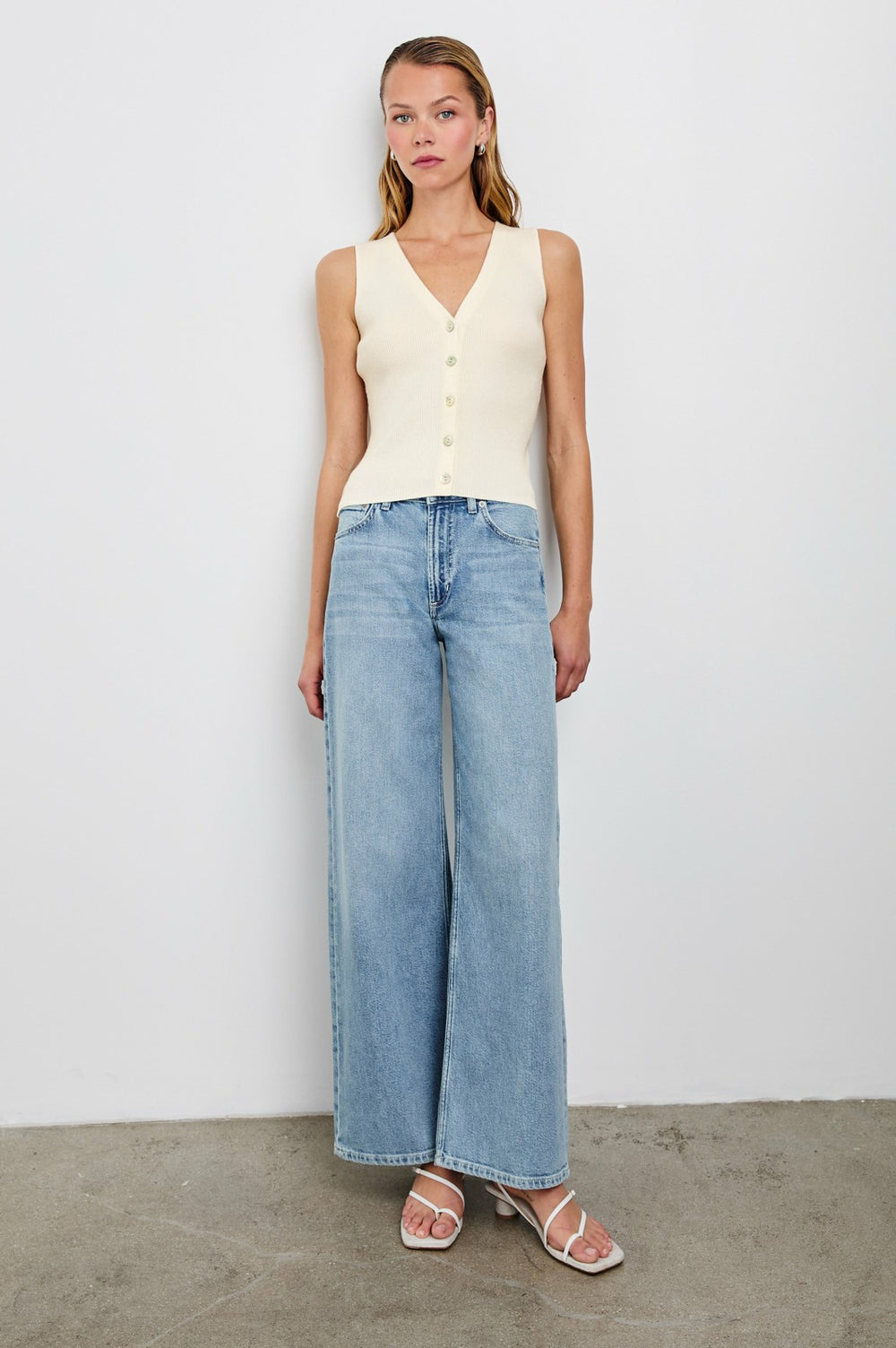 ROSA VEST - IVORY| Rails US