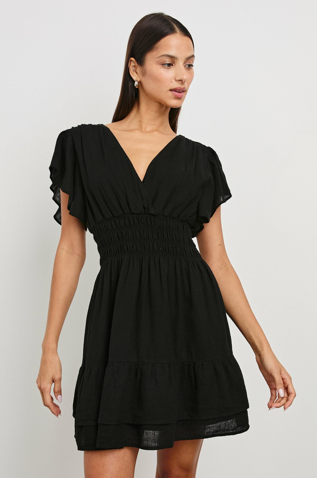 KIMORA DRESS - BLACK| Rails discount