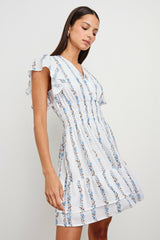 KIMORA DRESS - BLUEBELL STRIPE| Rails on sale