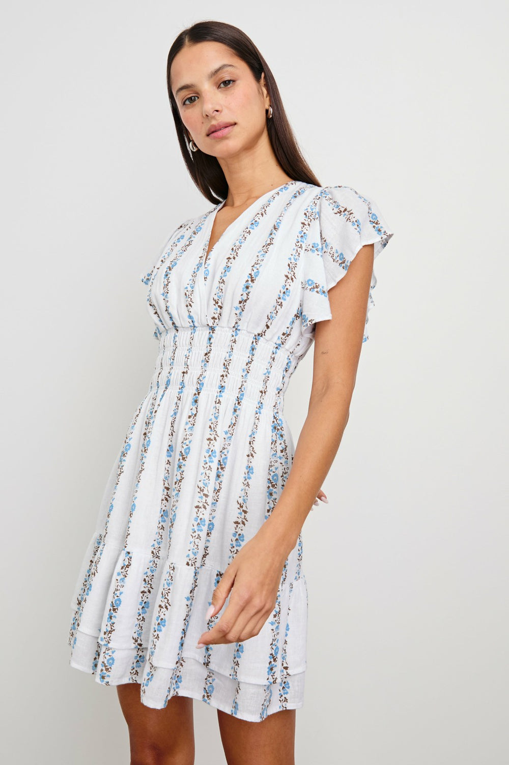 KIMORA DRESS - BLUEBELL STRIPE| Rails on sale
