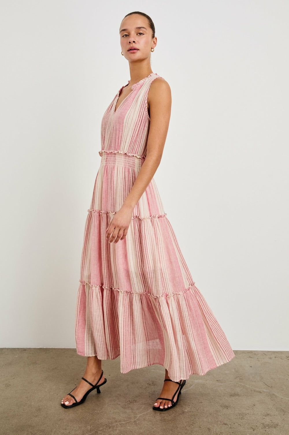 LOULOU DRESS - SALERNO STRIPE| Rails on sale