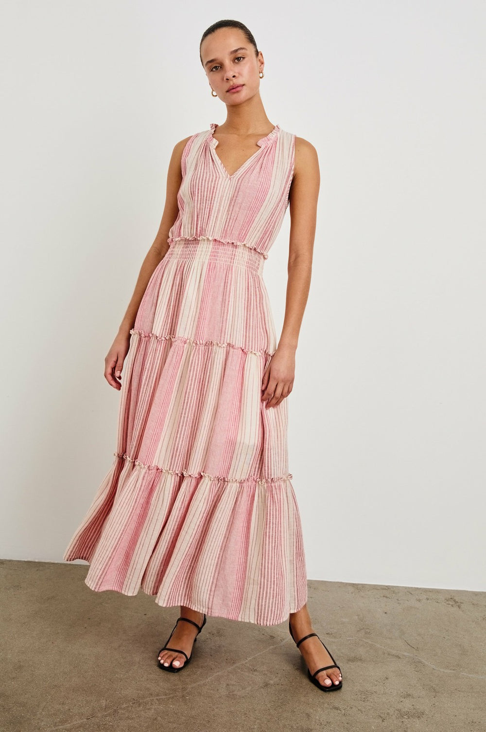 LOULOU DRESS - SALERNO STRIPE| Rails on sale