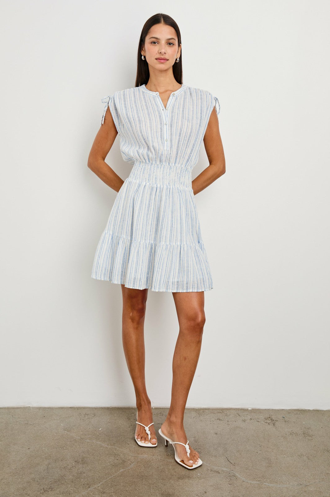 SAMINA DRESS - SONOMA STRIPE| Rails online