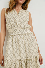 CINDY DRESS - IVORY ZANZIBAR| Rails discount