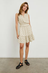 CINDY DRESS - IVORY ZANZIBAR| Rails discount