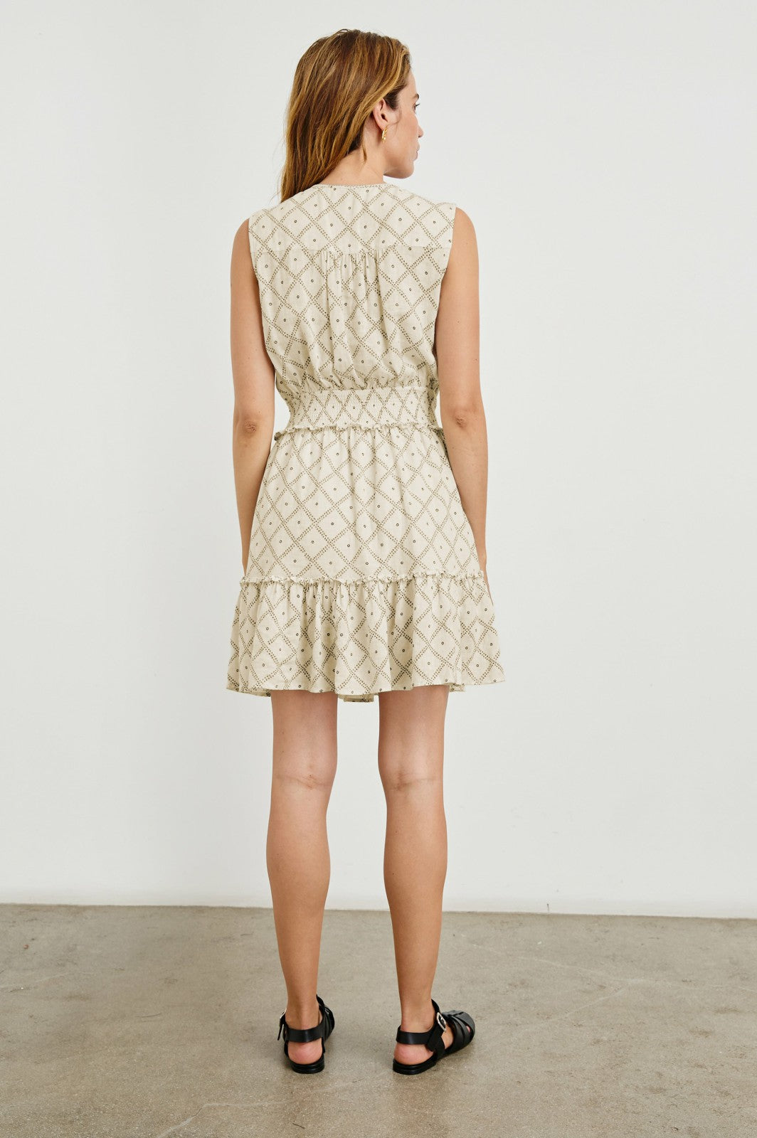 CINDY DRESS - IVORY ZANZIBAR| Rails discount