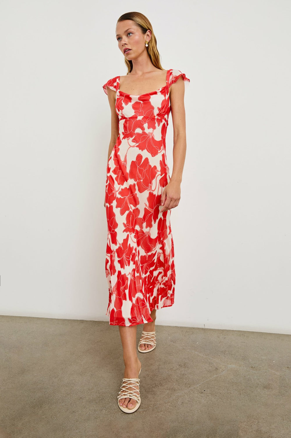 MARIGOLD DRESS - SCARLET HIBISCUS| Rails near me