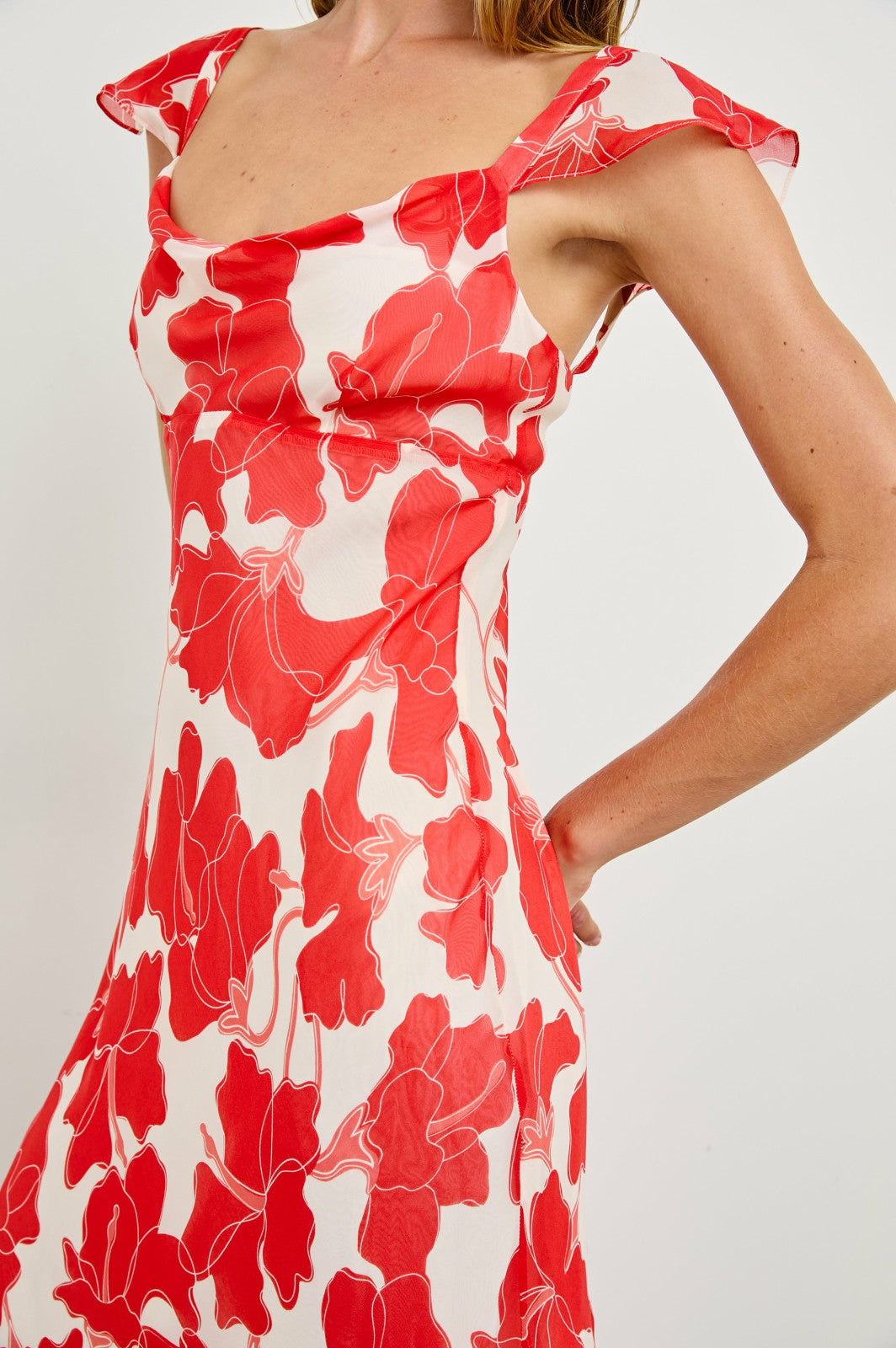 MARIGOLD DRESS - SCARLET HIBISCUS| Rails near me