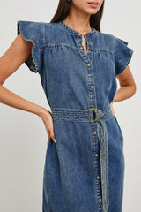 LETTA DRESS - CLASSIC BLUE| Rails discount