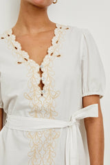 TULIP DRESS - WHITE| Rails on sale