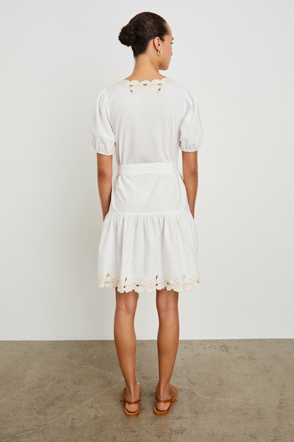 TULIP DRESS - WHITE| Rails on sale