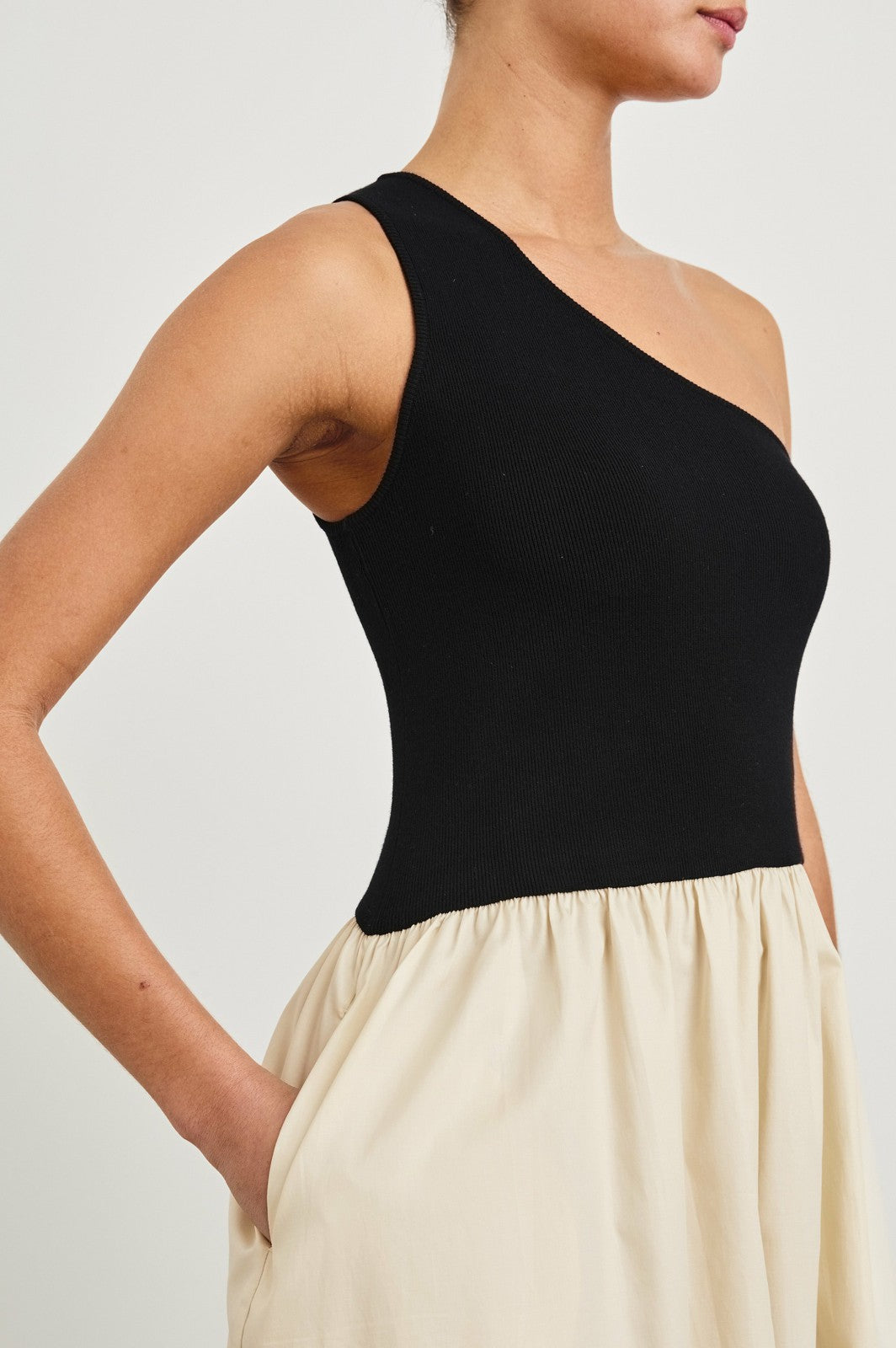 ANITA DRESS - BLACK IVORY| Rails US