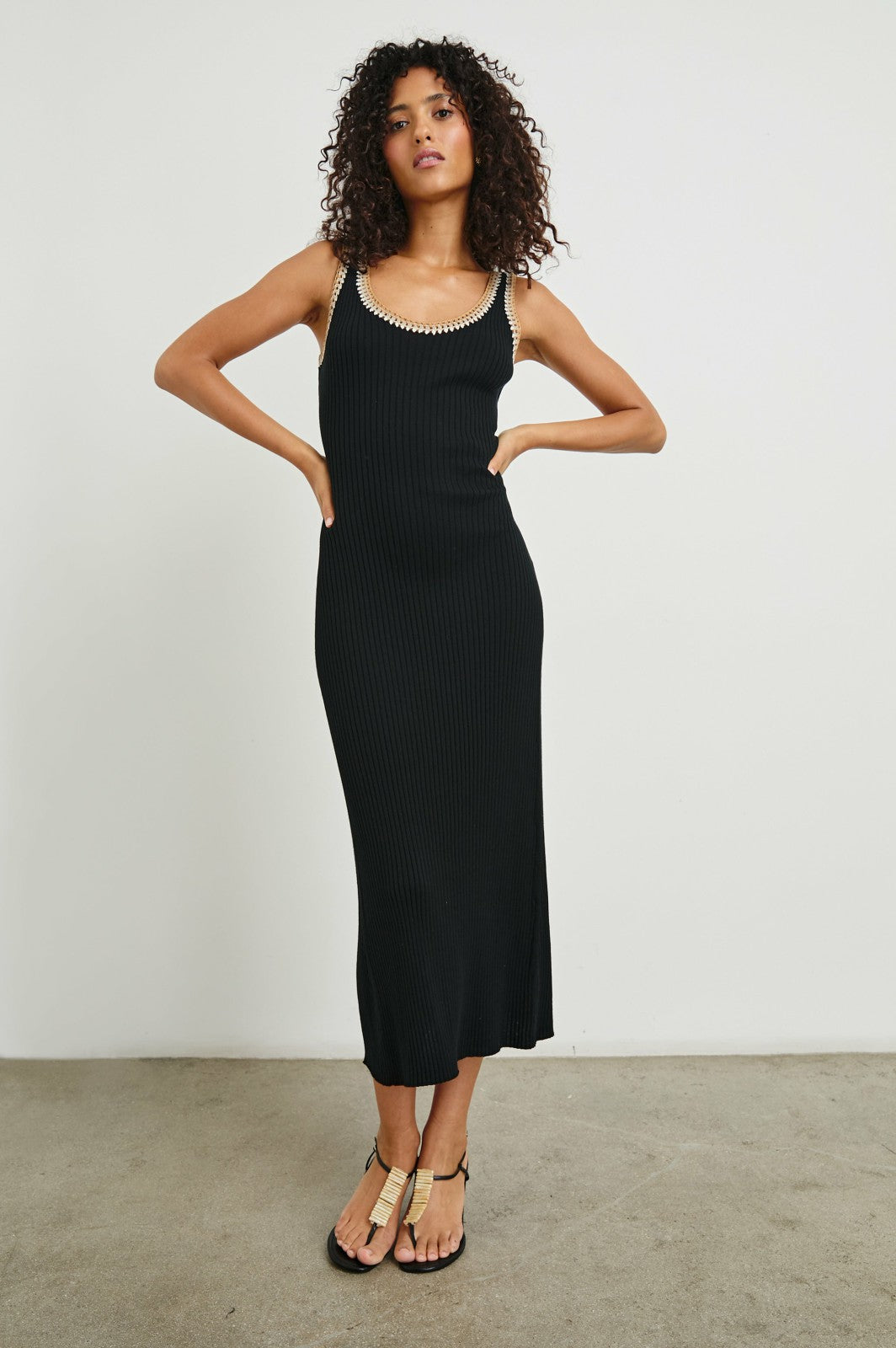 COLLEEN DRESS - BLACK| Rails US