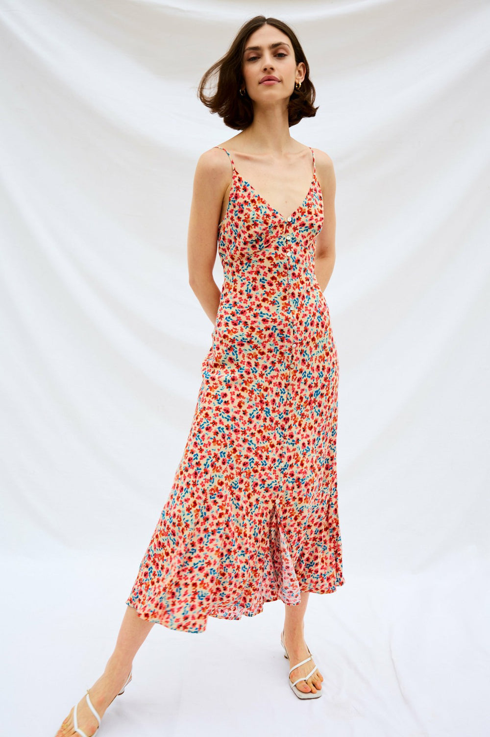 FLORIAN DRESS - RED POSY| Rails near me
