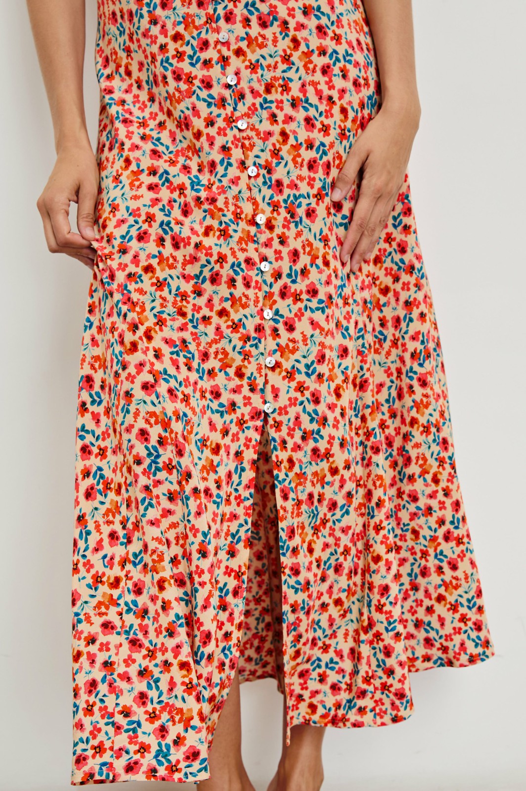 FLORIAN DRESS - RED POSY| Rails near me