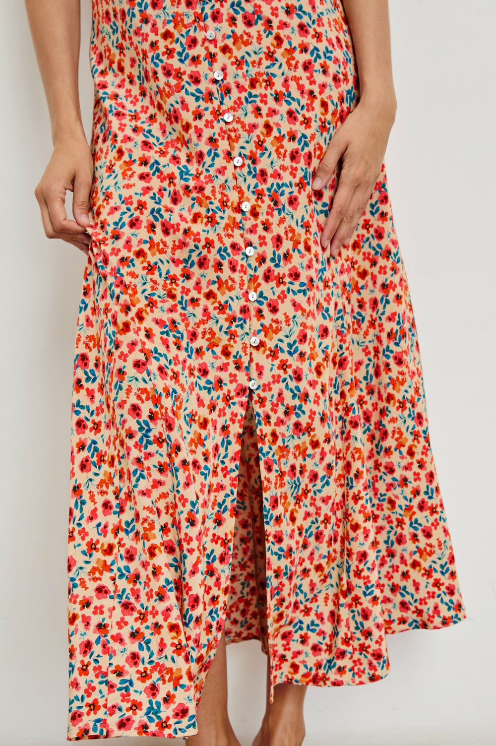 FLORIAN DRESS - RED POSY| Rails near me