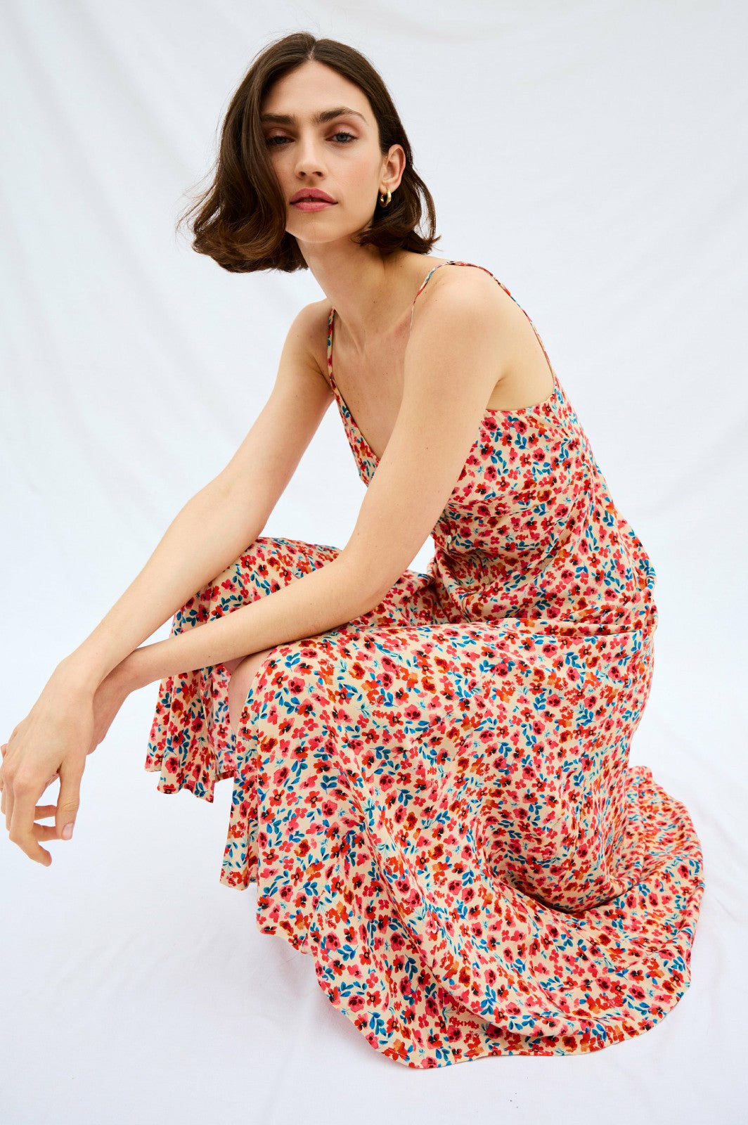 FLORIAN DRESS - RED POSY| Rails near me