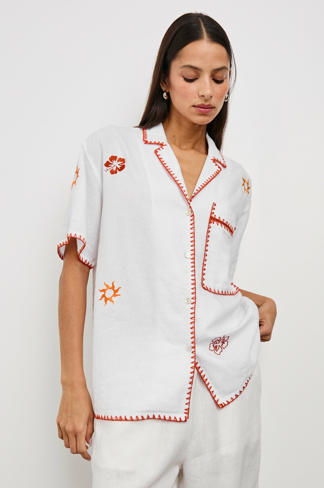 ISLAND SHIRT - WHITE| Rails for sale