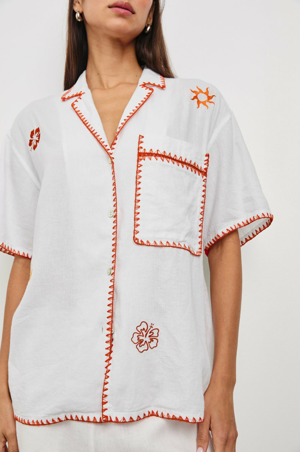 ISLAND SHIRT - WHITE| Rails for sale