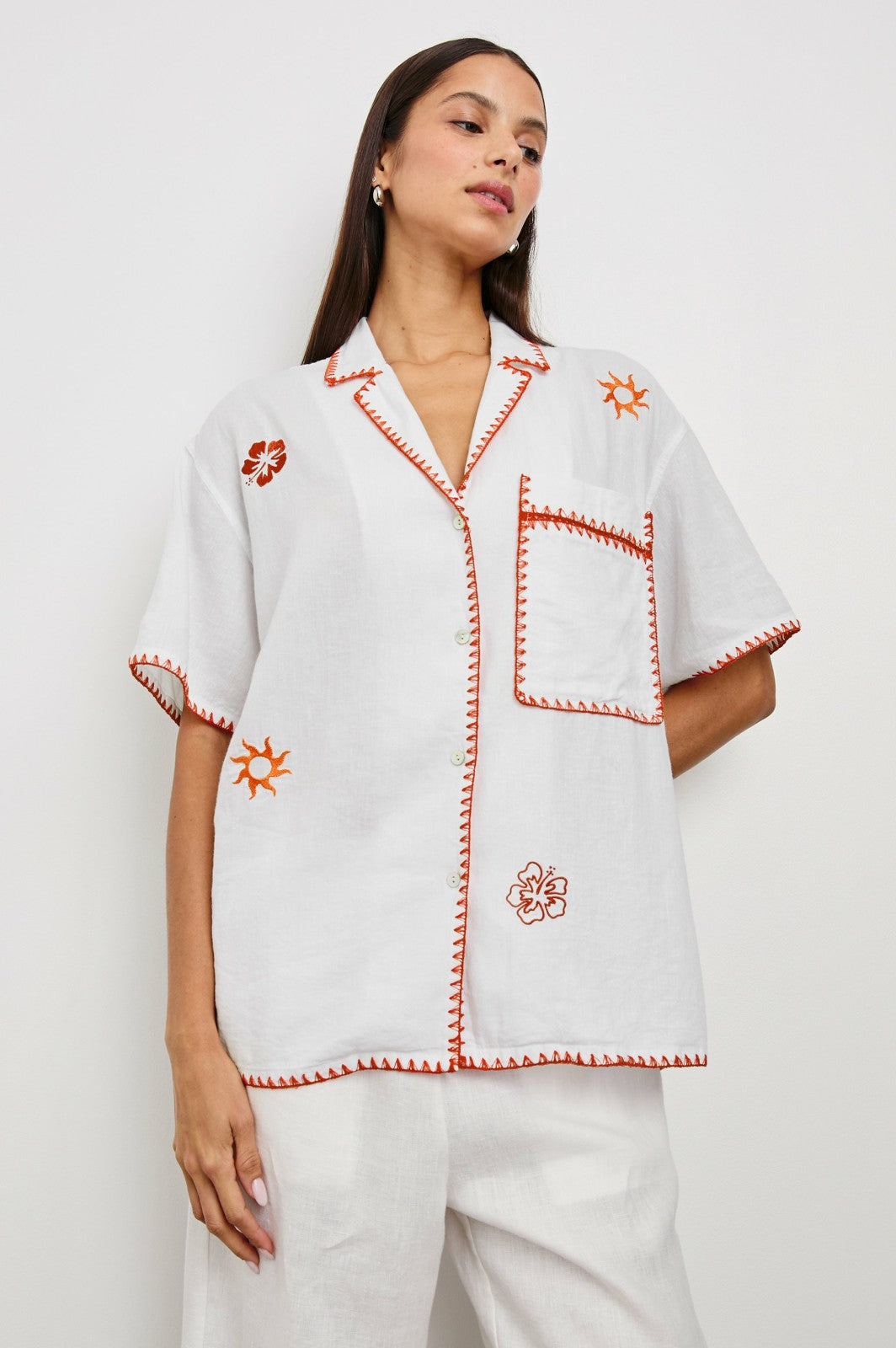 ISLAND SHIRT - WHITE| Rails for sale