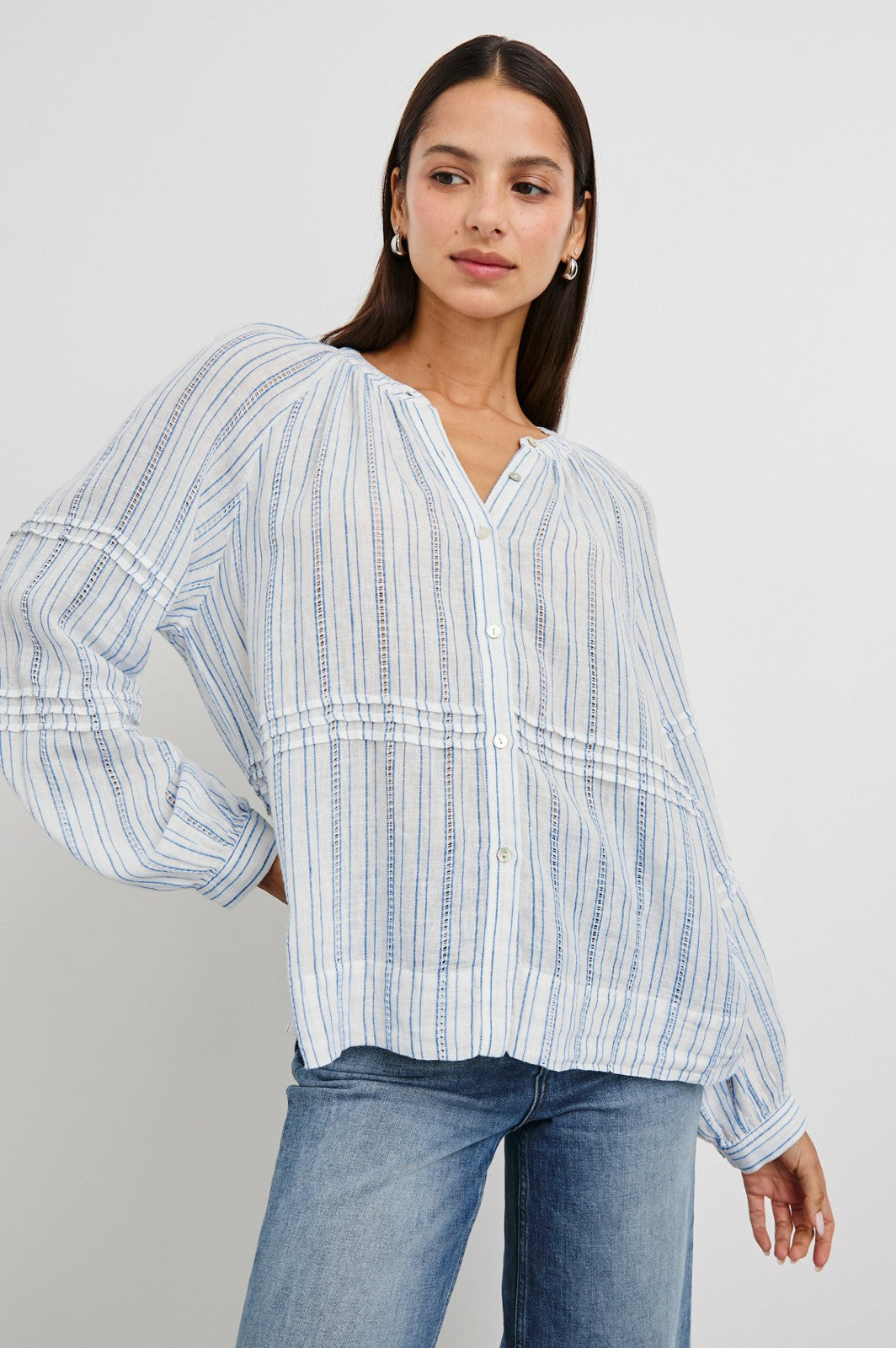 FRANCES TOP - SONOMA STRIPE| Rails sale