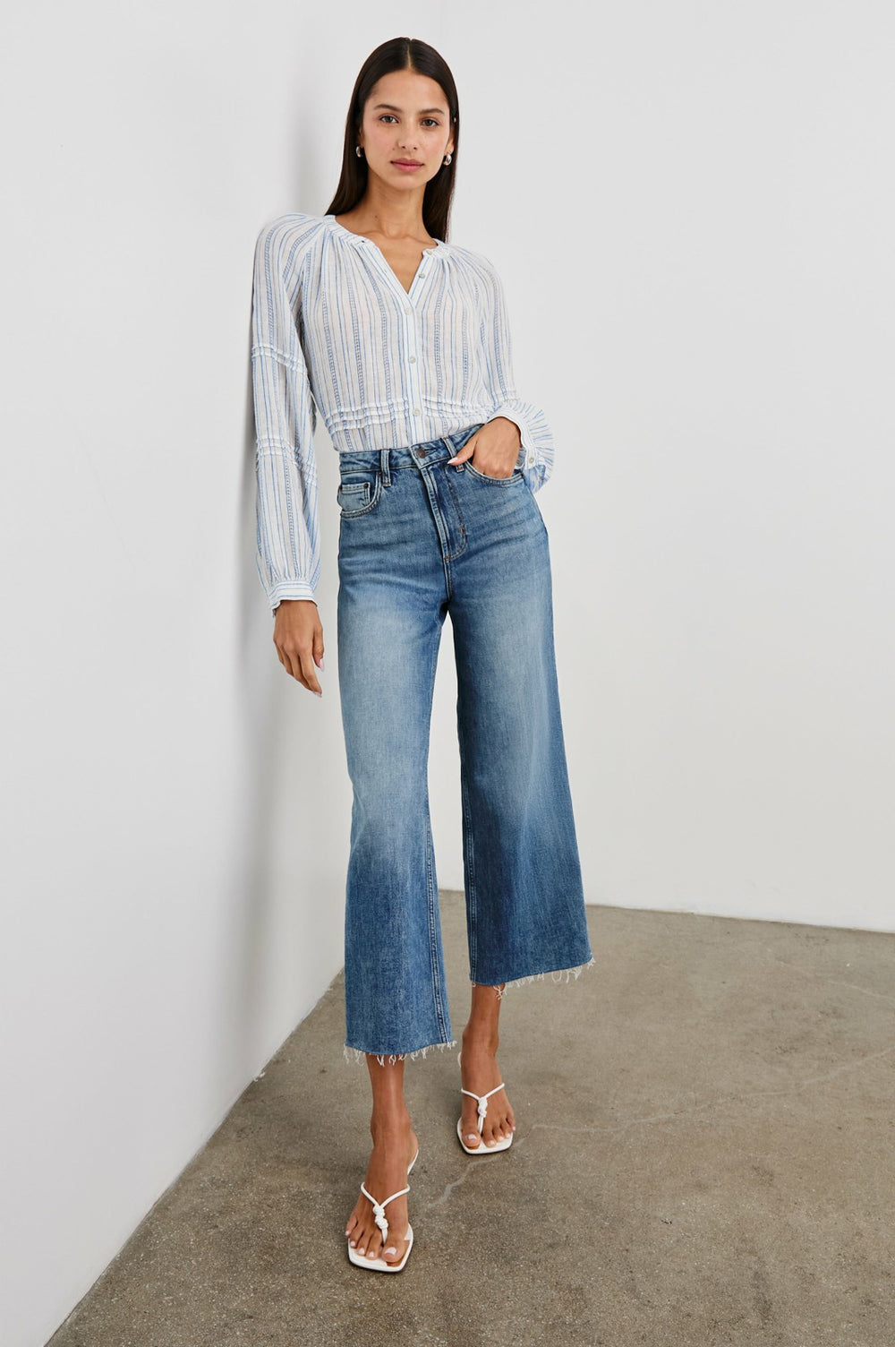 FRANCES TOP - SONOMA STRIPE| Rails sale