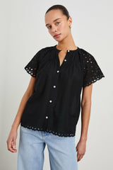 CERISE SHIRT - BLACK| Rails on sale