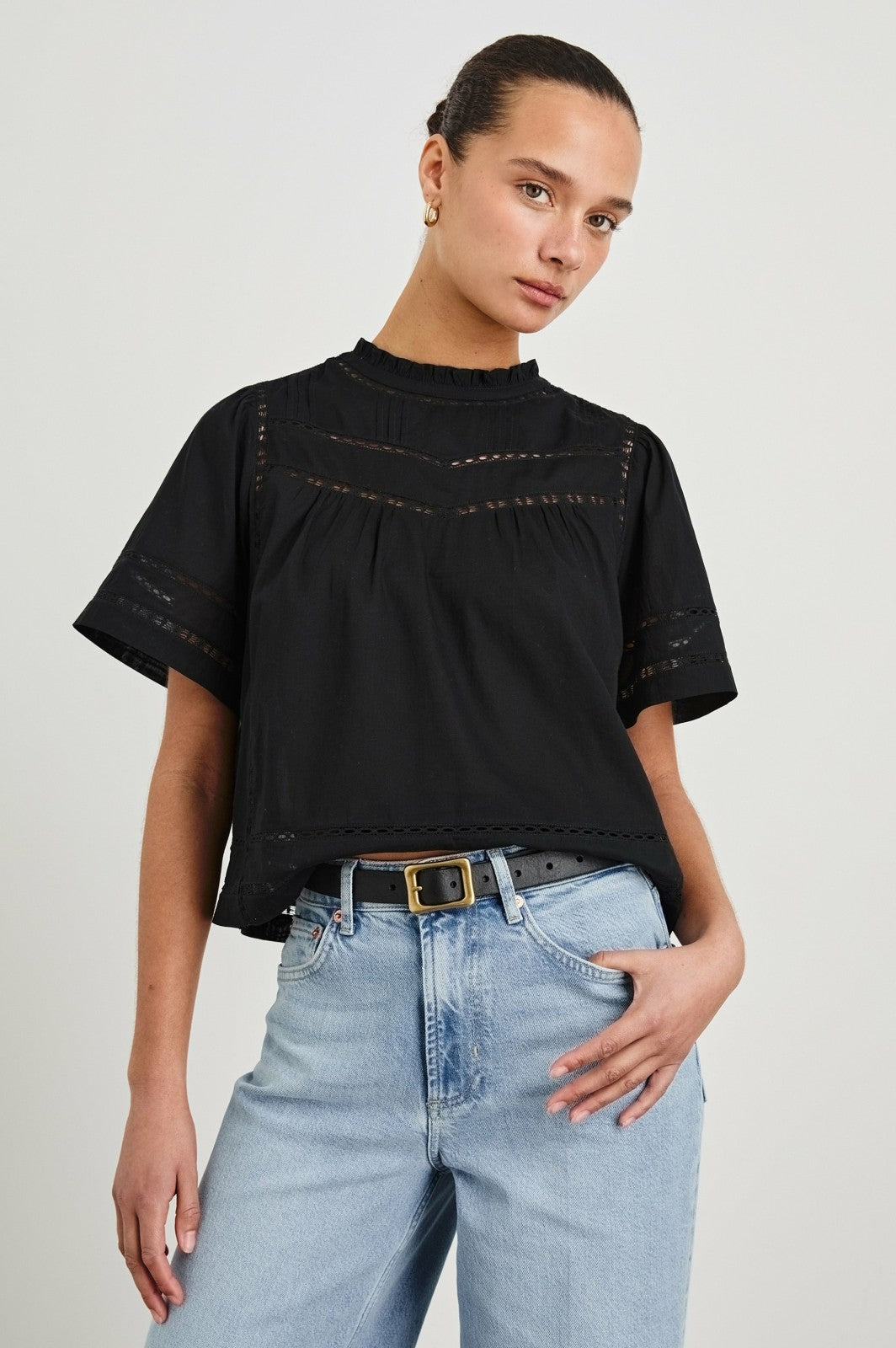 DAISY TOP - BLACK| Rails for sale