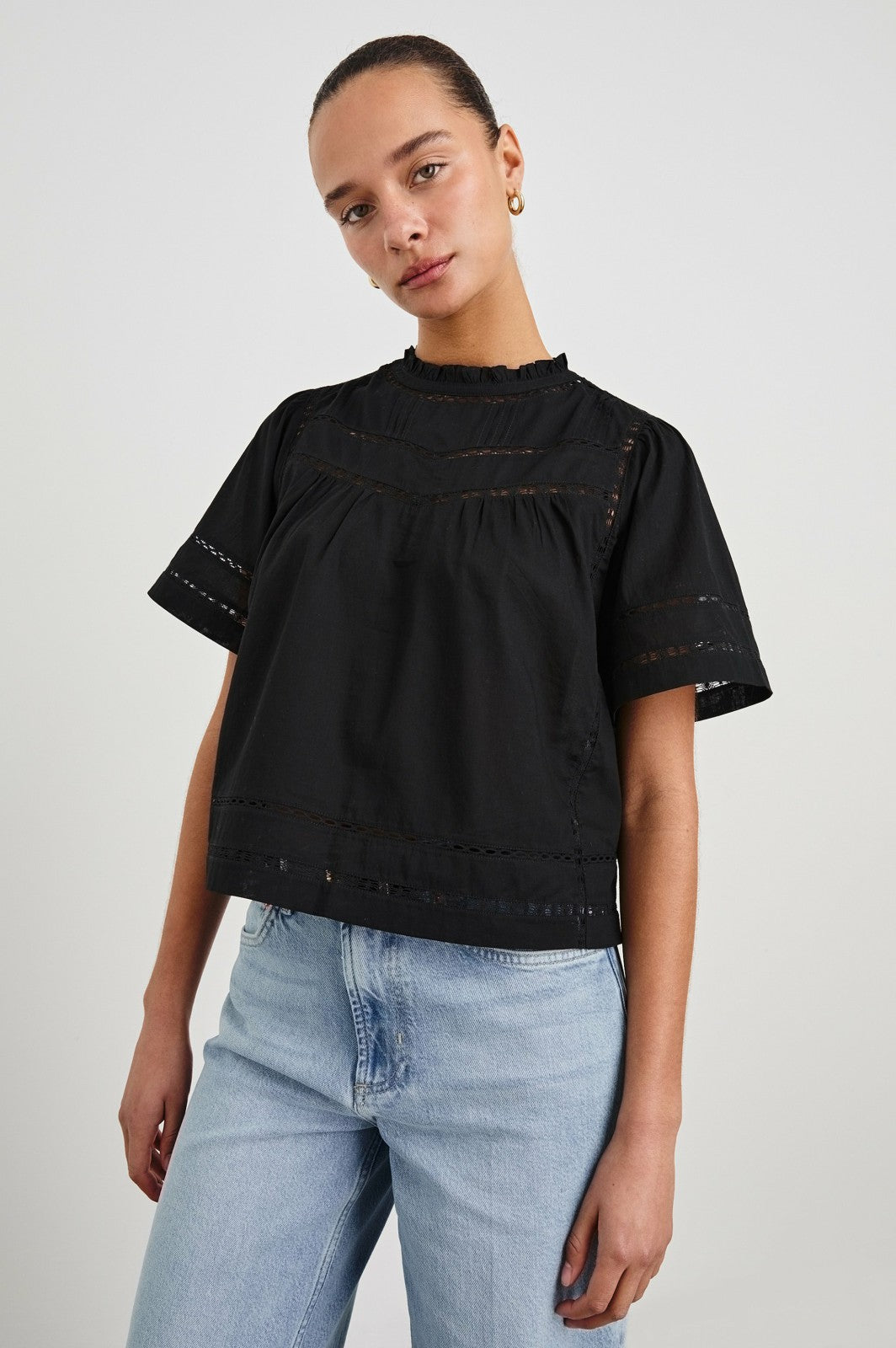 DAISY TOP - BLACK| Rails for sale