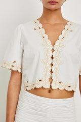 CATALUNA TOP - WHITE| Rails on sale