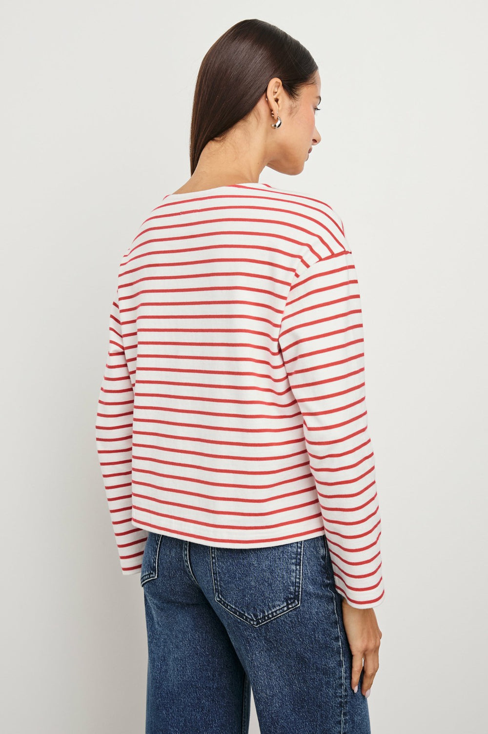 MACY TOP - CHERRY STRIPE| Rails on sale