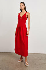 RAQUEL DRESS - CHERRY| Rails discount