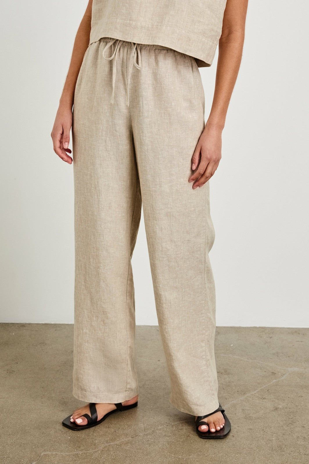 EMMIE PANT - HEATHERED FLAX| Rails on sale